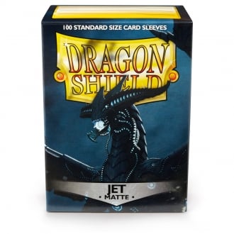 Dragon Shield Jet Matte Sleeves Standard Size x 100 Dragon Shield Jet Matte Sleeves Standard Size x 100